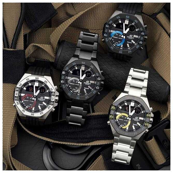 Японские наручные часы Casio Edifice ECB-10DB-1A фотография 2