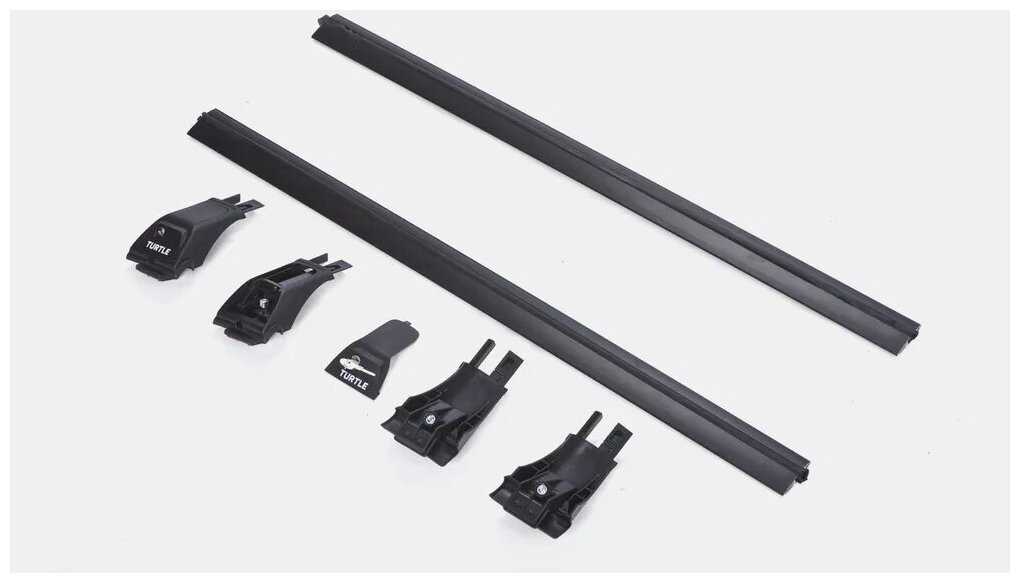 Багажник на рейлинги Tourmaline V1 для TOYOTA LC PRADO 2009+ 150 черный фотография 1