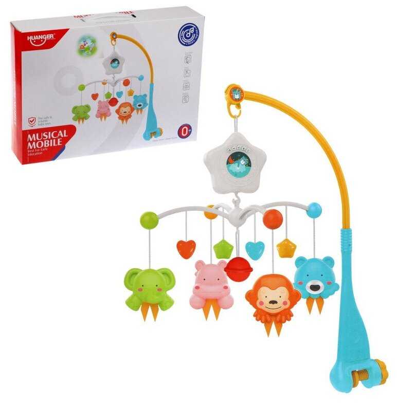 Мобиль с проектором, свет, звук, регулировка громкости, НЕ0308