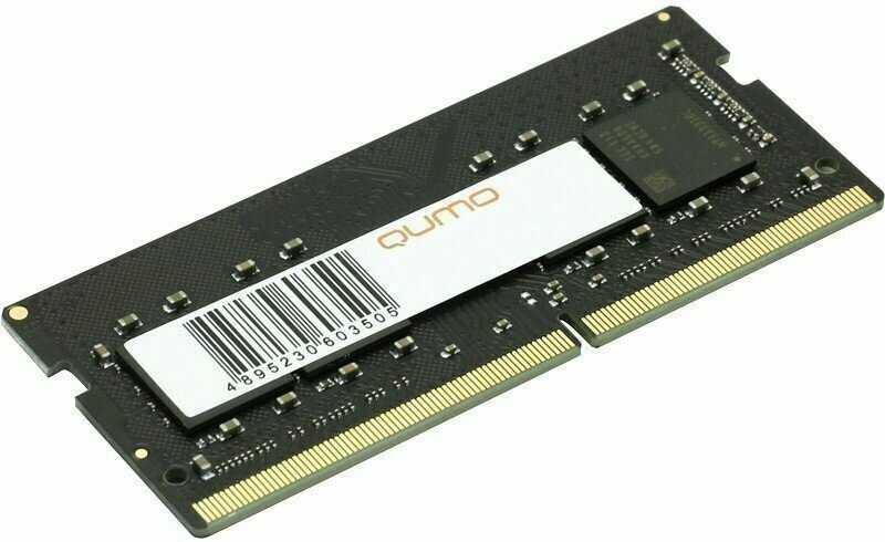 Оперативная память Qumo 4 ГБ DDR4 SODIMM (QUM4S-4G2400C16) фотография 8