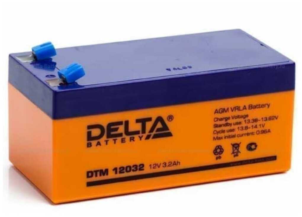 Аккумуляторная батарея DELTA Battery DTM 12032 (12В) фотография 3