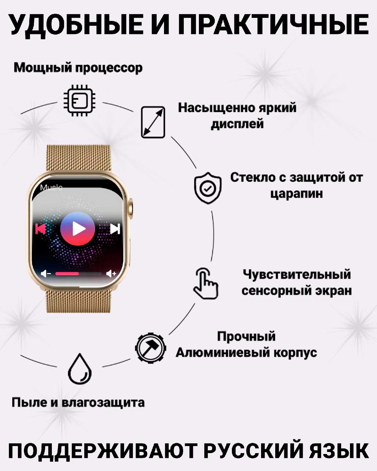 Умные смарт часы X 10 Mini 3 Smart Watch фотография 25