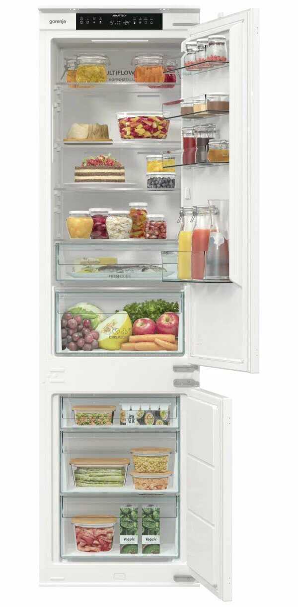 Встраиваемый холодильник Gorenje NRKI519141 инвертор No Frost фотография 4