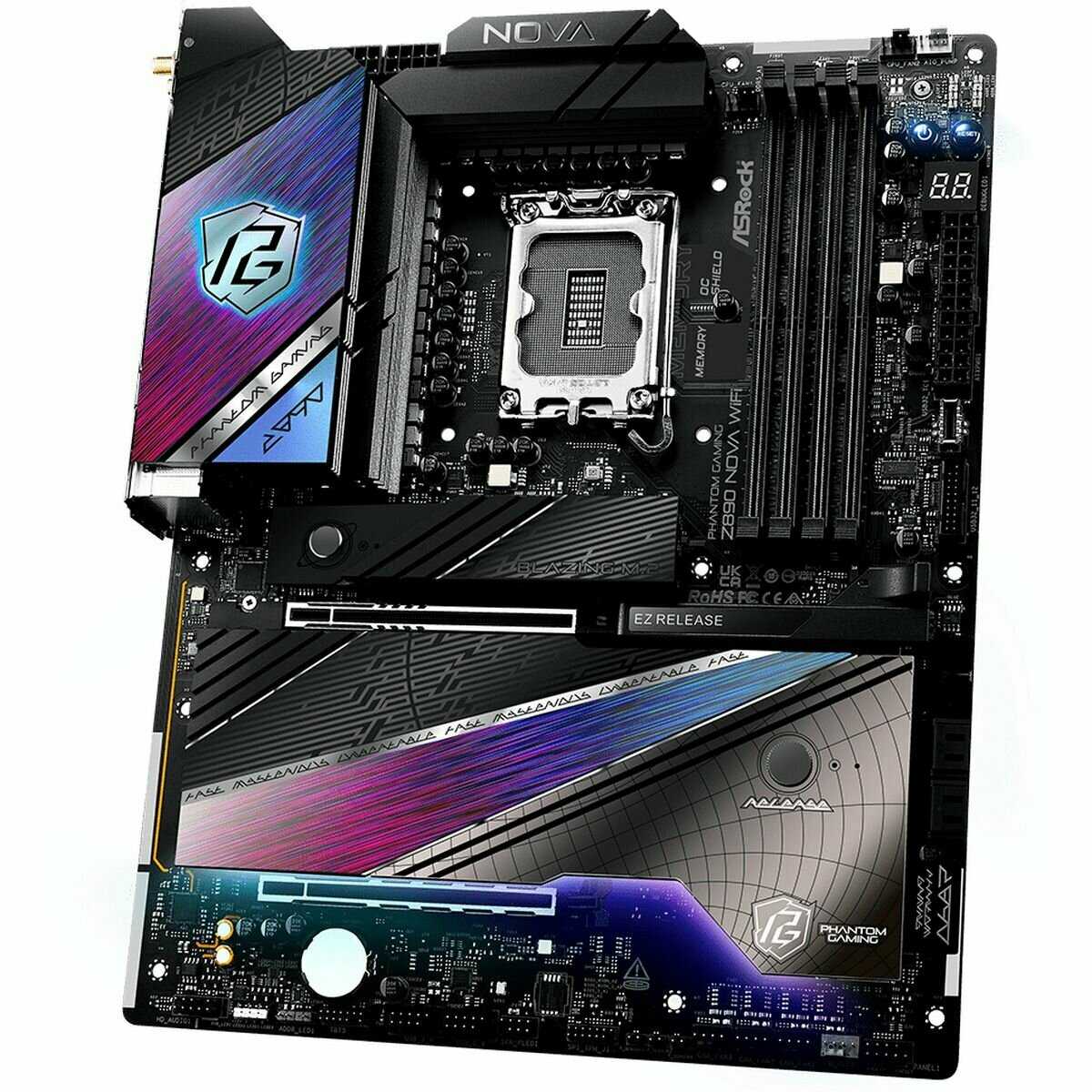 Материнская плата ASRock Z890 NOVA WIFI, LGA1851, Intel Z890, ATX фотография 4