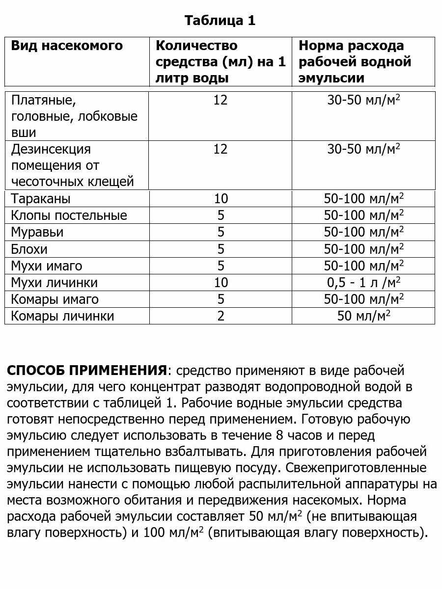Средство от насекомых Таран (50 мл 2 шт) фотография 1