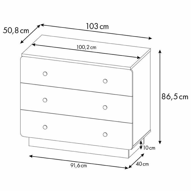 Комод Polini Ameli 3000 фотография 8