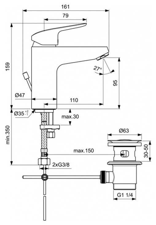 Смеситель Ideal Standard B1710AA фотография 1