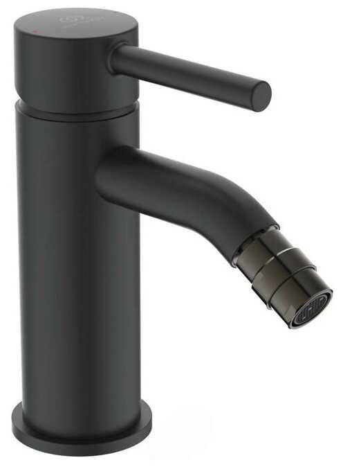 Смеситель для биде Ideal Standard CERALINE с донным клапаном черный матовый BC197XG фотография 6