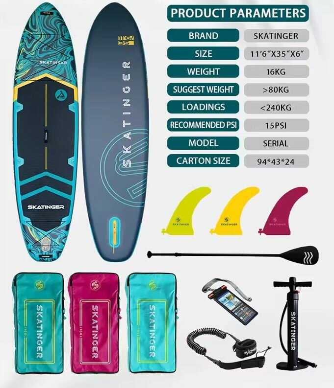 Сапборд SKATINGER фотография 28