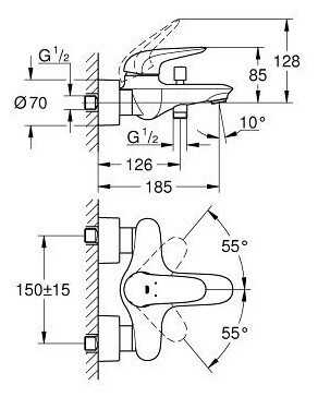 Смеситель Grohe 23726LS3 фотография 1