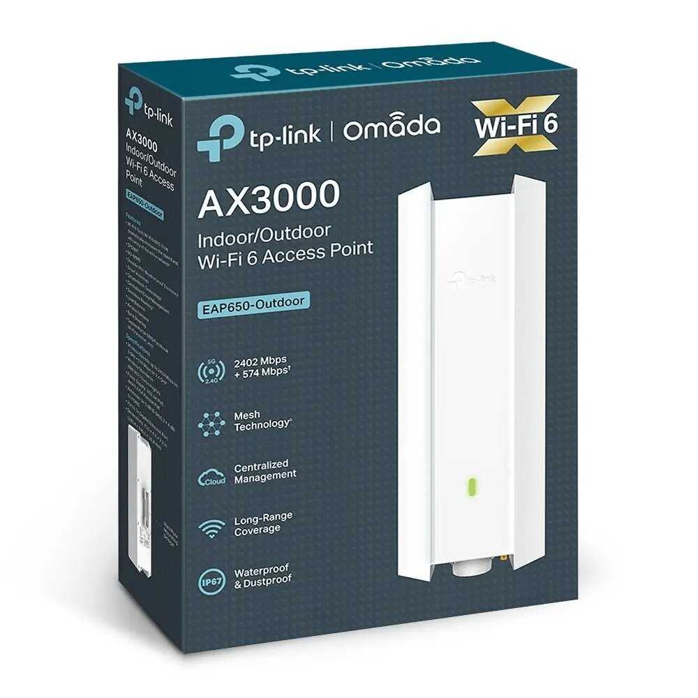 Точка доступа TP-Link EAP650-Outdoor AX3000 Wi-Fi 6 (EAP650-Outdoor) фотография 9