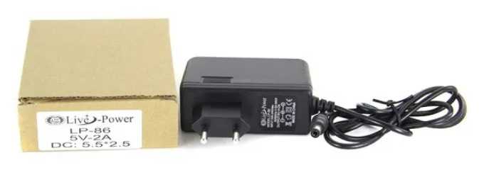 Блок питания для цифровой приставки DVB-T2 LP-86 (5V/2A) фотография 2