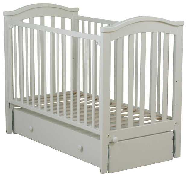 Кроватка FIORELLINO Slovenia маятник продольный, цвет натуральный