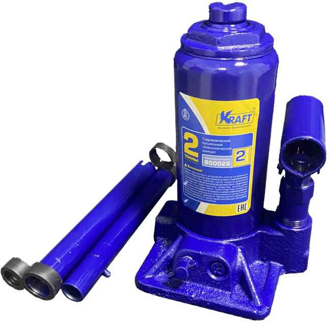 Домкрат бутылочный гидравлический KRAFT Домкрат бутылочный гидравлический (KT 800026) фотография 15