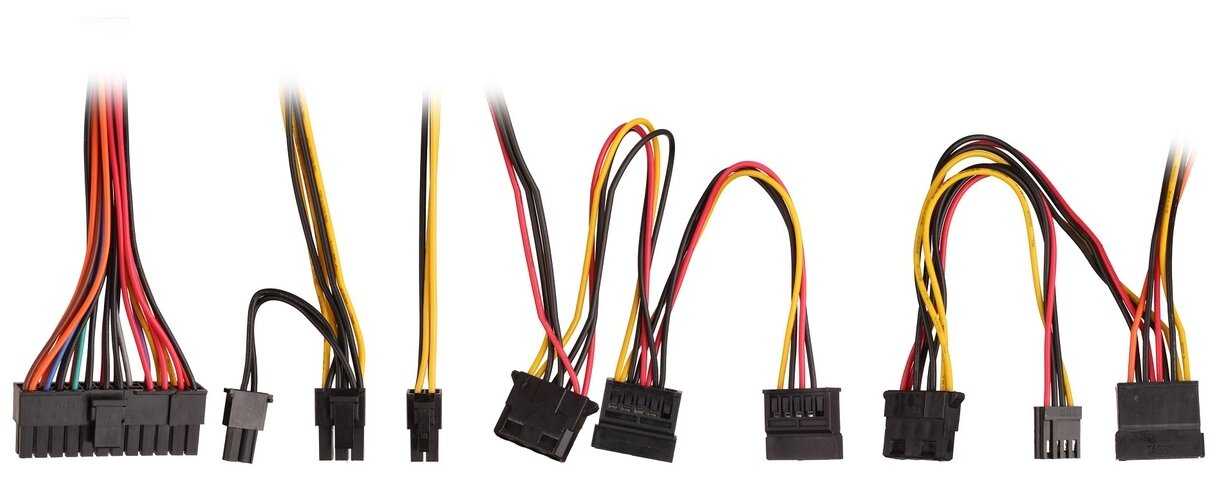 Блок питания ExeGate UNS500 500W + кабель 220V с защитой от выдергивания фотография 3