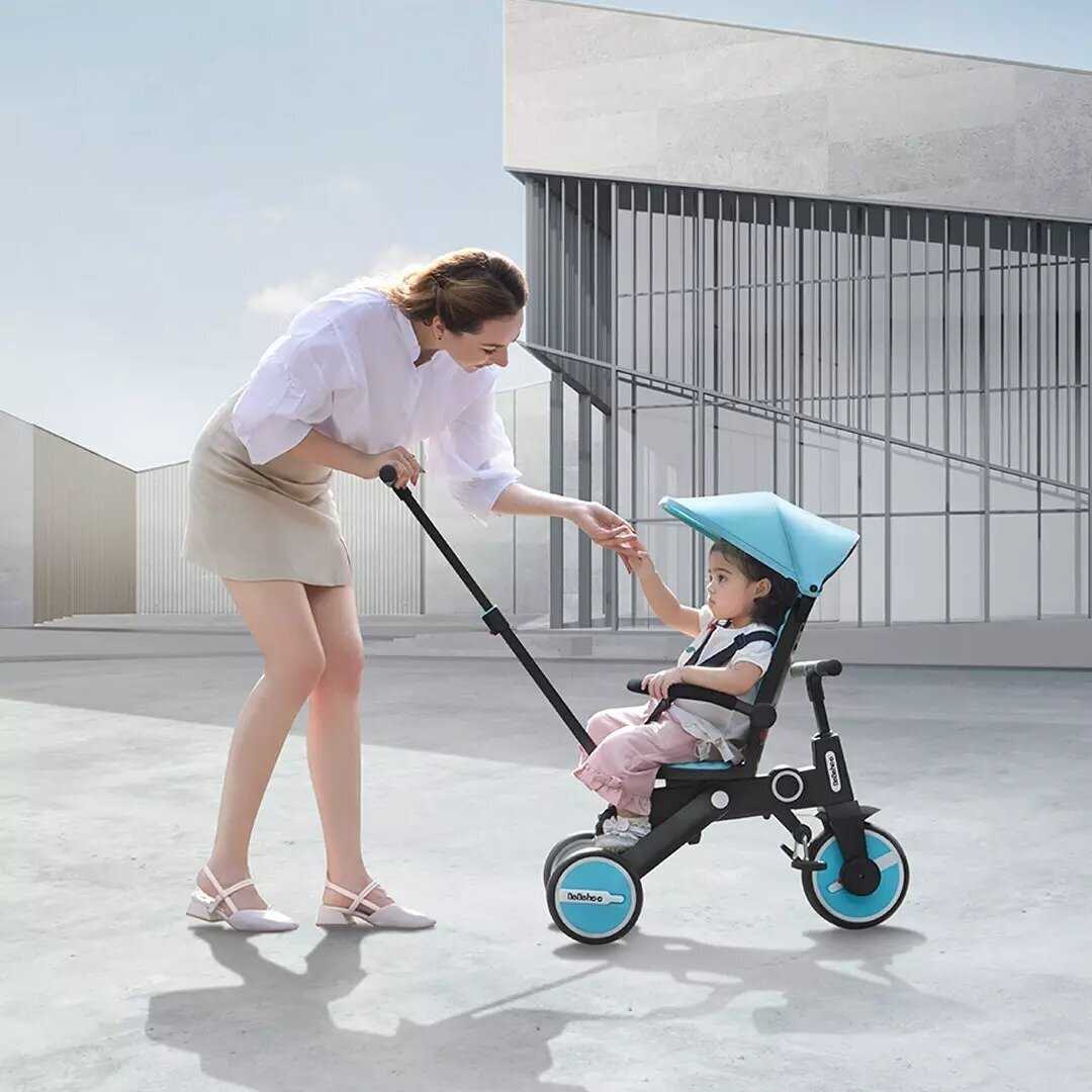 Детский трехколесный велосипед Xiaomi Bebehoo Multifunctional Children Tricycle (SL-168) фотография 2