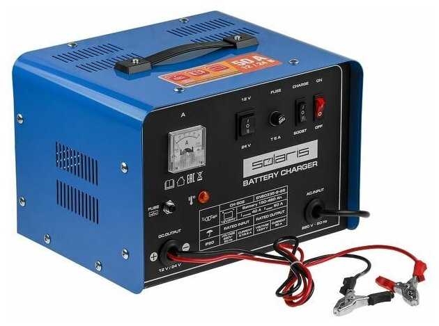Зарядное устройство Solaris CH-502 (12 В / 24 В; 50 А; 150 - 450 Ач; BOOST) (CH502011)