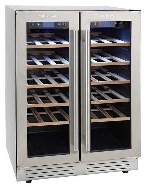 Винный шкаф двухзонный Cellar Private CP042-2T фотография 1