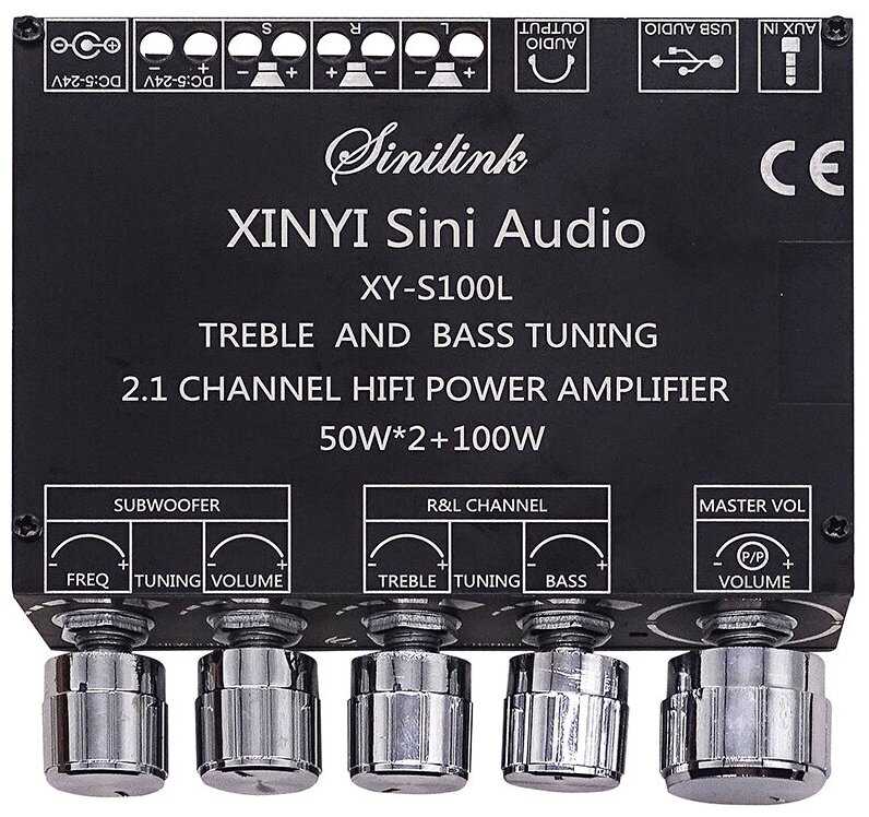 Цифровой аудио усилитель XY S100L [2.1 50W x2 + 100W] фотография 1