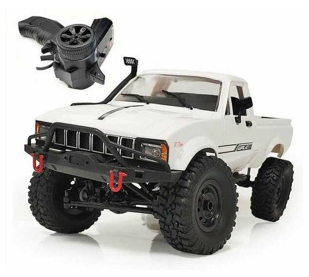 Внедорожник WPL Military Truck Buggy Crawler PRO (WPLC-24-1), 1:16, 34 см фотография 9