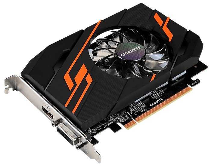 Видеокарта Gigabyte GV-N1030OC-2GI фотография 1