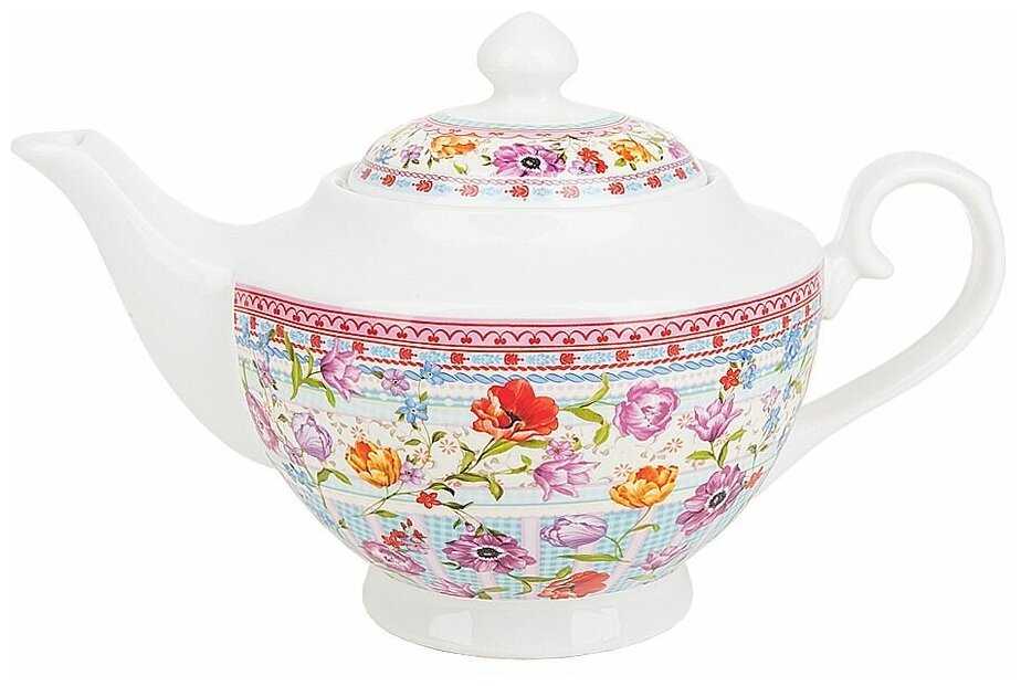 Заварочный чайник Nouvelle Home Разноцветные тюльпаны