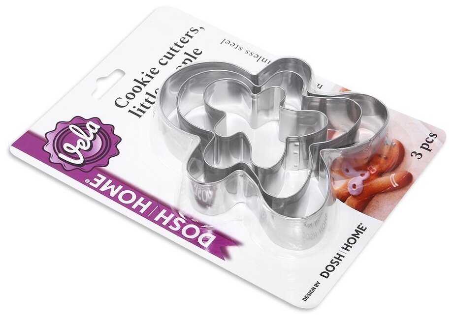 Форма для печенья DOSH | HOME Vela Человечки 302009, 3 шт. фотография 1