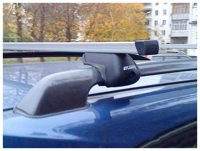 Багажник на крышу Atlant, 8726+8810, прямоугольные дуги 1,26м на Пежо 4007 2007-2012, арт:21291-15 фотография 8