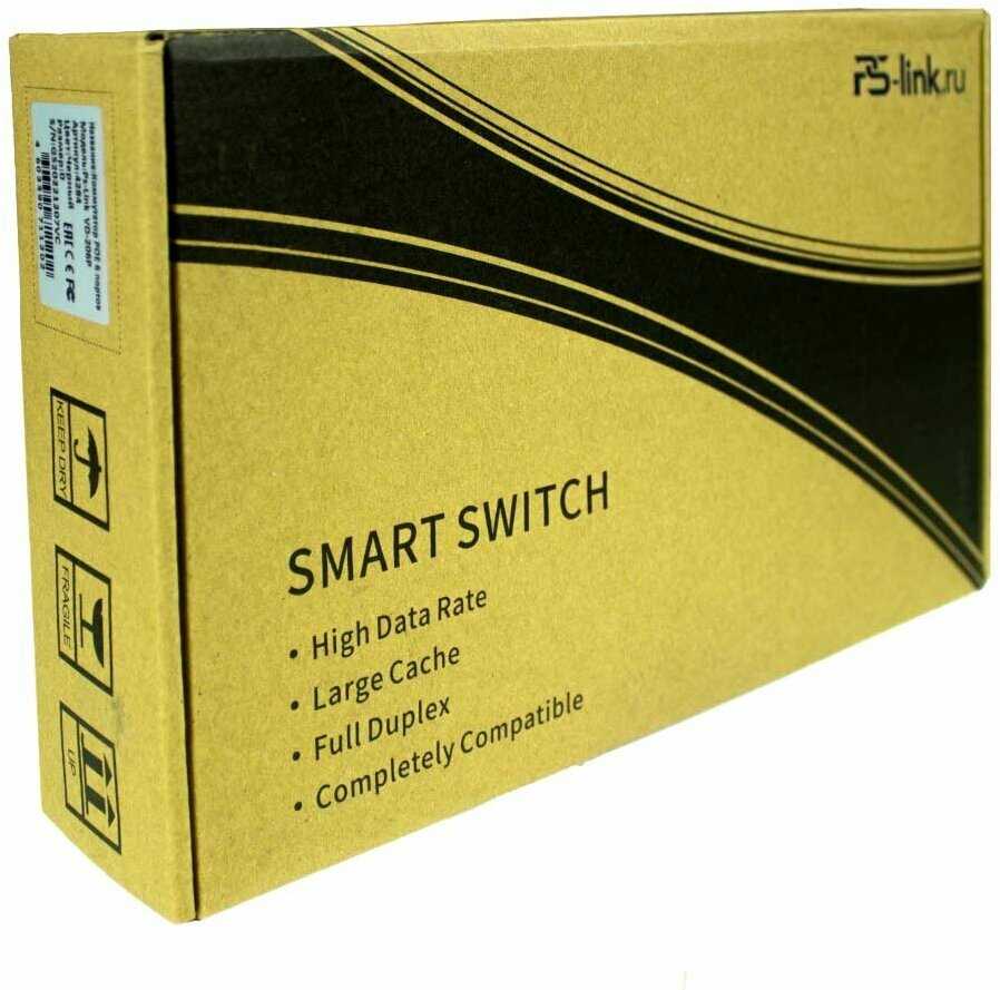 Коммутатор сетевой Ps-Link VD-206P фотография 3
