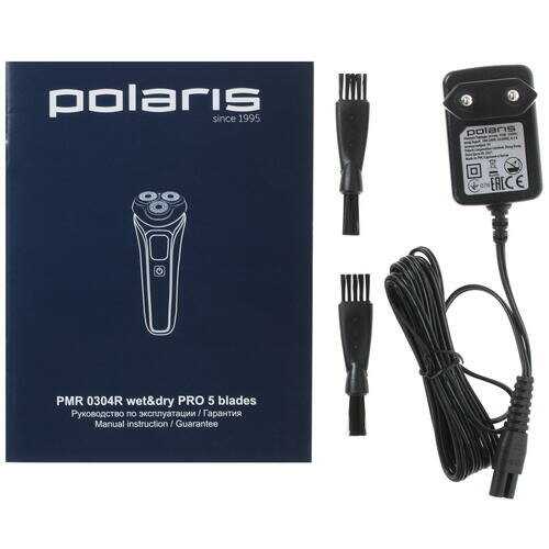 Электрическая бритва POLARIS Polaris PMR 0304R wet-dry PRO 5 blades фотография 9