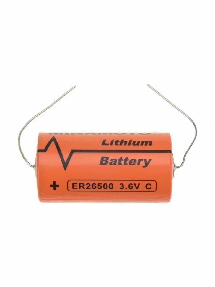 Батарейка MINAMOTO ER 26500/W Lithium (R14) фотография 2