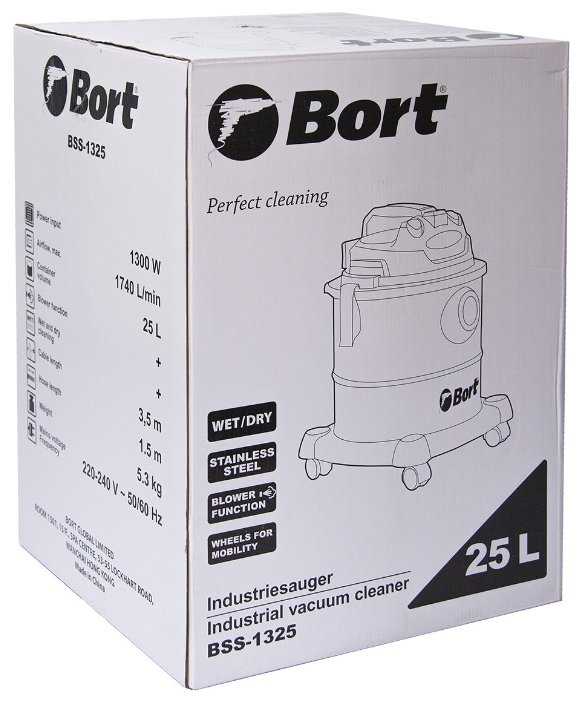 Хозяйственный пылесос Bort BSS-1325, 1300 Вт фотография 8
