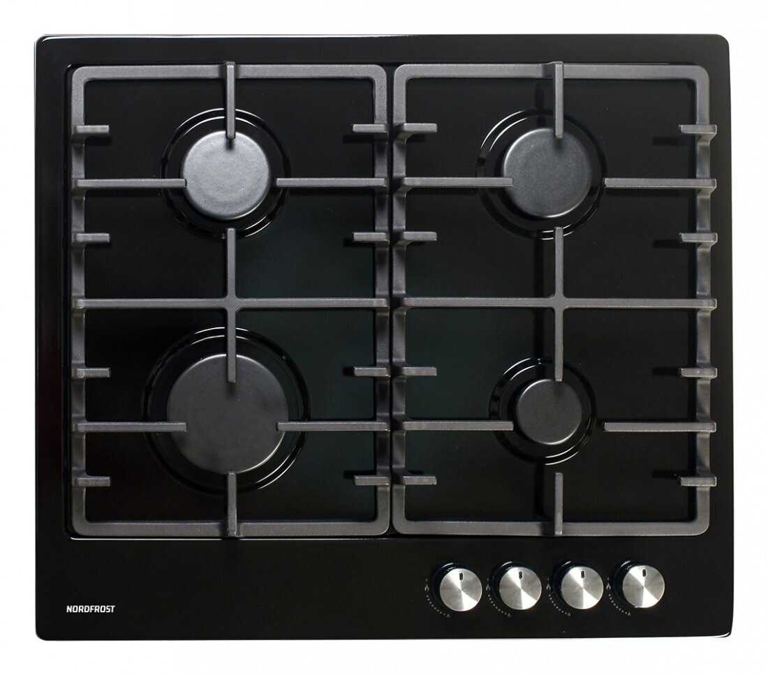 Газовая варочная поверхность NORDFROST HS 6043 B (чугун решетки, газ-контроль) фотография 18