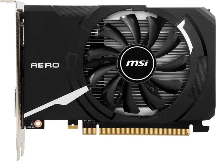 Видеокарта MSI GT 1030 AERO ITX 4GD4 OC (GT 1030)