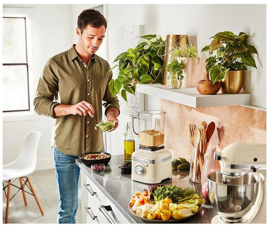 Блендер KitchenAid ARTISAN K400, матовый кремовый, 5KSB4026EMH фотография 5