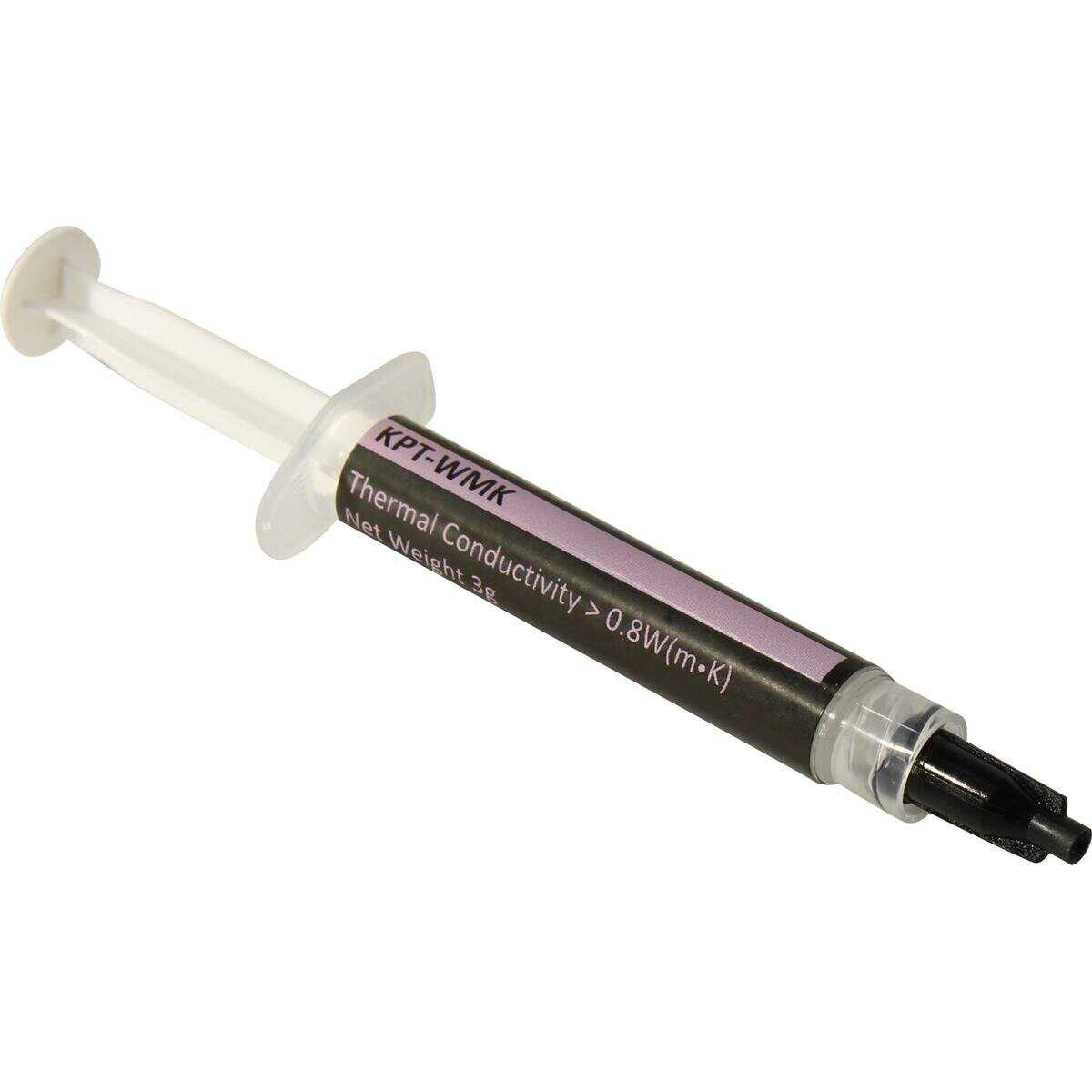 Термопаста ExeGate KPT-WMK [0,8 Вт/(мК), 8г, шприц с лопаткой] фотография 9