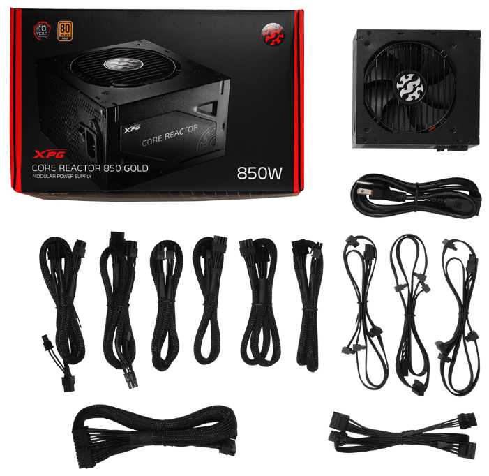 Блок питания ADATA XPG CORE REACTOR 850W фотография 2