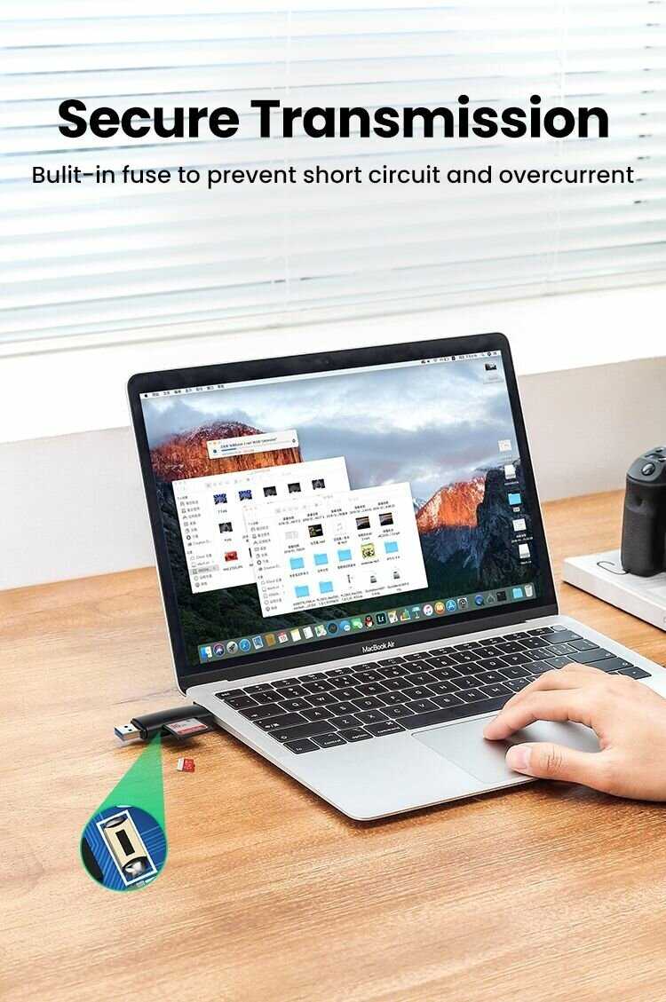 Кардридер UGREEN Кардридер многофункциональный UGREEN CM304 (80191) фотография 29