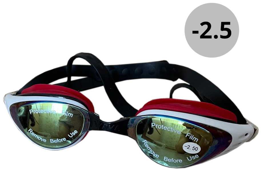 Очки для плавания Wave с диоптриями -2.5