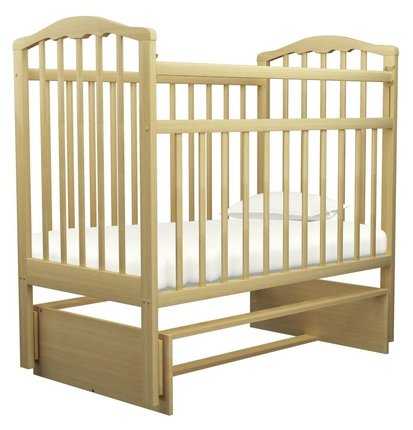 Кроватка Агат Золушка-3, качалка, поперечный маятник фотография 1