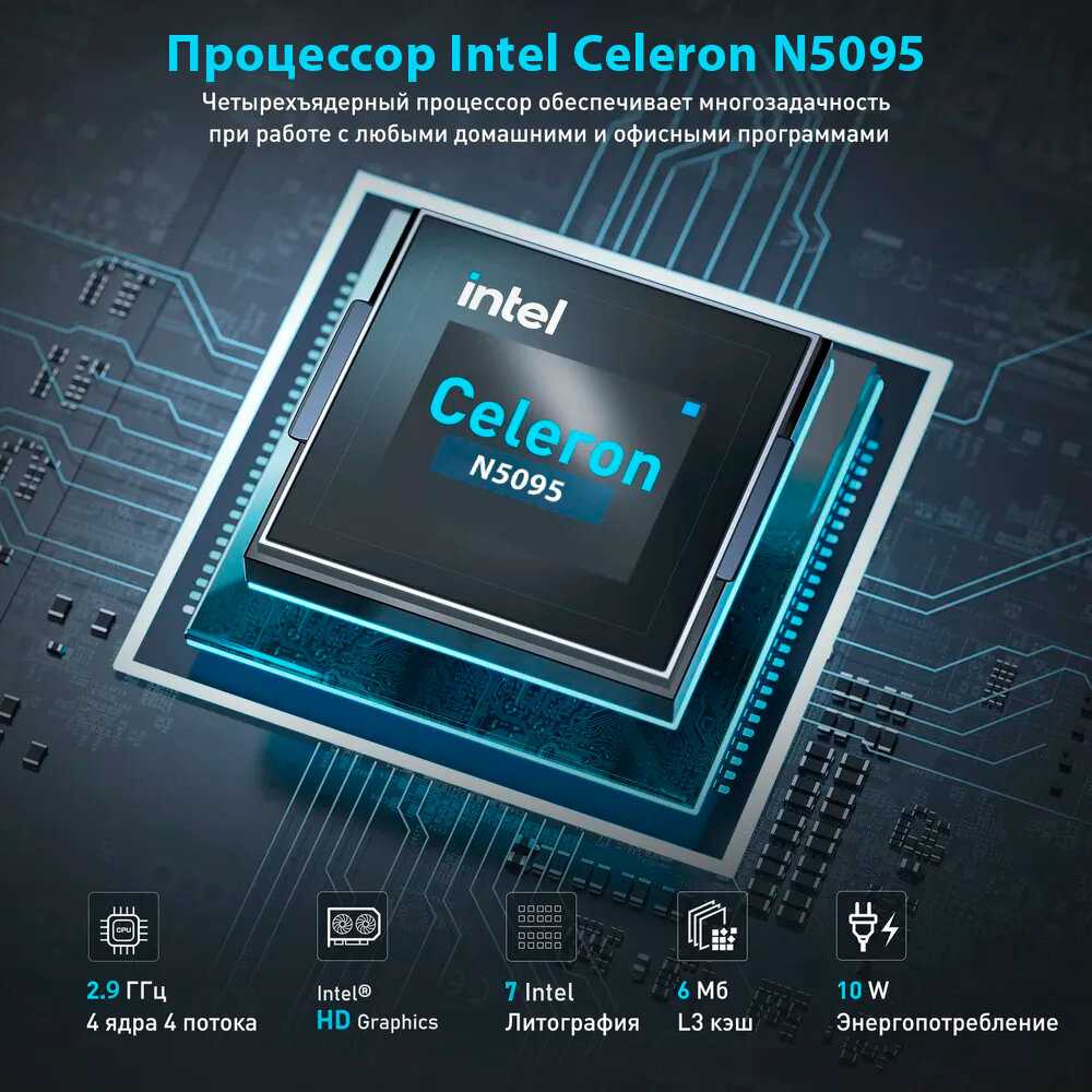 Мини ПК неттоп X4D (DDR 8gb/SSD 128gb intel celeron up to 2.3 GHz) фотография 2