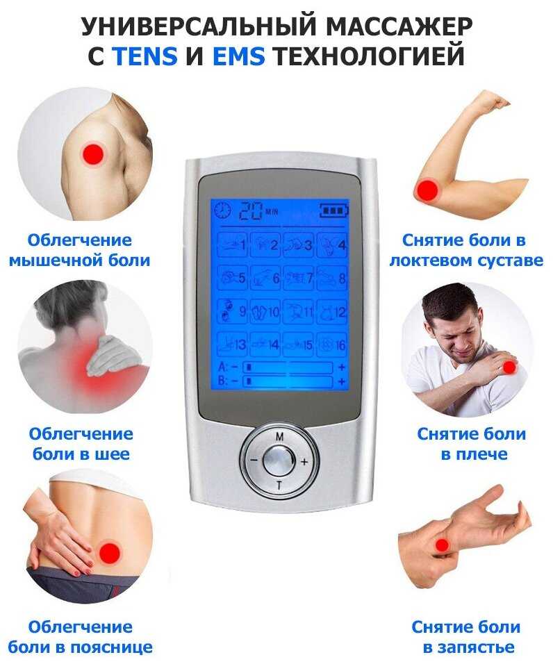Массажер миостимулятор EMS TENS для тела EMS-350 фотография 3