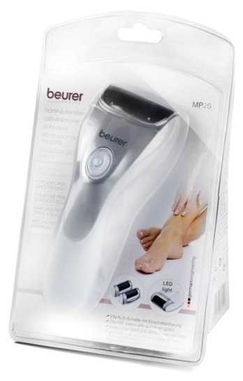 Электрическая роликовая пилка для педикюра Beurer MP26 фотография 1
