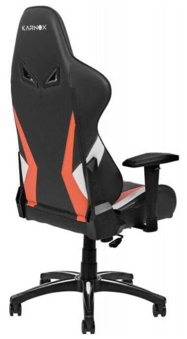 Кресло геймерское KARNOX HERO Lava Edition, черно-оранжевый фотография 10