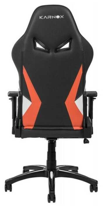 Кресло геймерское KARNOX HERO Lava Edition, черно-оранжевый фотография 11