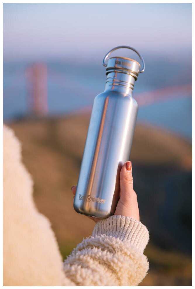 Бутылка Klean Kanteen NEW Reflect 27oz (800 мл) Brushed Stainless 1008541 фотография 2