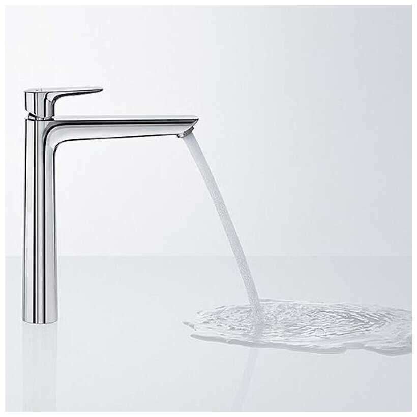 Смеситель для раковины (умывальника) hansgrohe Talis E 71717000, рычажный фотография 12
