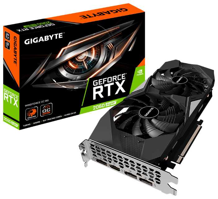 Видеокарта GIGABYTE GeForce RTX 2060 SUPER WINDFORCE OC 8G (rev. 2.0) фотография 7