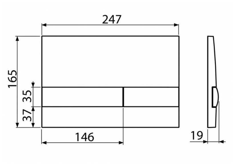 Кнопка смыва Alcadrain M1722 фотография 1