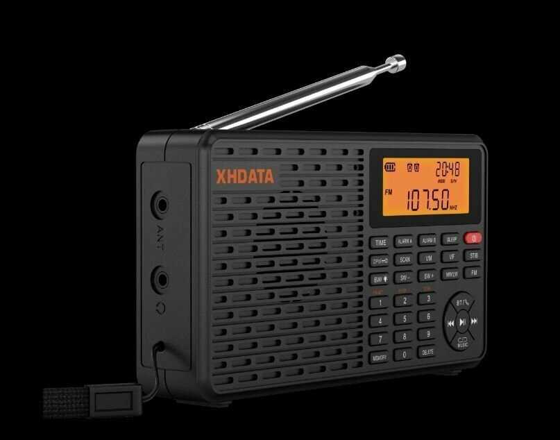 Цифровой портативный радиоприемник Xhdata (AM/SW/MW/FM) фотография 8